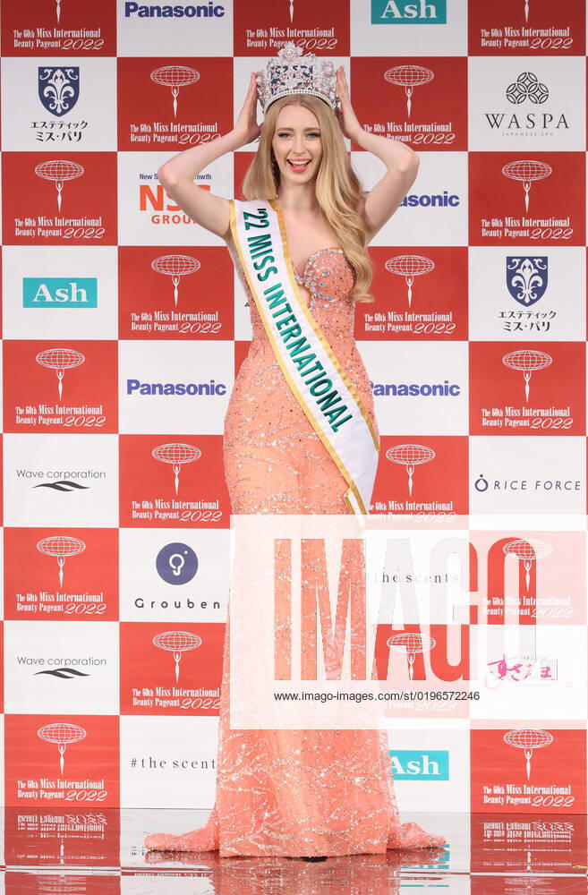 Tokyo, Japan - Miss Germany Jasmin Selberg of Miss International 2022 poses for photo after the Miss International Beauty Pageant 2022 in Tokyo on Tuesday, December 13, 2022. 66 beauties from the world gathered in Tokyo for the Miss International Beauty pageant, the first time in three years. , aflo_206276950.jpg,