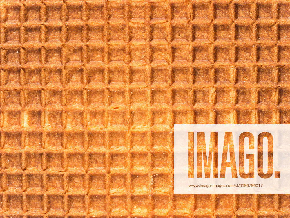 Dutch waffle texture close up Stroopwafels or Dutch waffle texture close up