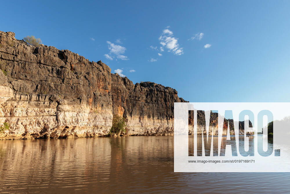 BUNUBA RANGERS, General views of the Danggu Geikie Gorge National Park on the Fitzroy River near Fitzroy Crossing in the Kimberley region of Western Australia on Saturday, October 15, 2022. Bunuba Aboriginal people are the traditional owners and are joint park managers. The Bunuba Rangers, based in Fitzroy Crossing, are an independent group established by the Bunuba Dawangarri Aboriginal Corporation (BDAC) to help manage significant central west Kimberley conservation reserves established on Bunuba country.( NO ARCHIVING, , NO USE IN BOOKS WITHOUT CONSENT WA AUSTRALIA