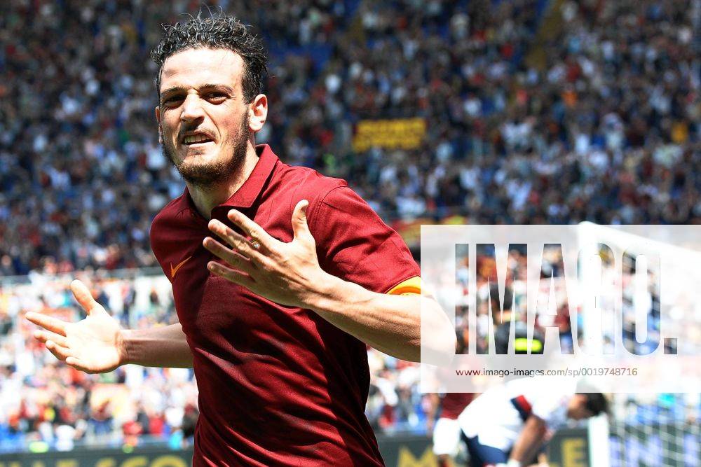 Alessandro Florenzi Roma. Goal celebration Roma 03-05-2015 Stadio Olimpico, Football Calcio Serie A 2014 2015 AS Roma vs. Genoa CFC andreaxstaccioli