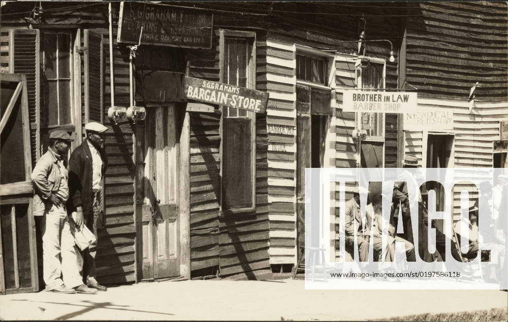 Mississippi Town Negro Street Street Scene, Vicksburg, Mississppi. Walker Evans (American, 1903 - 1975)