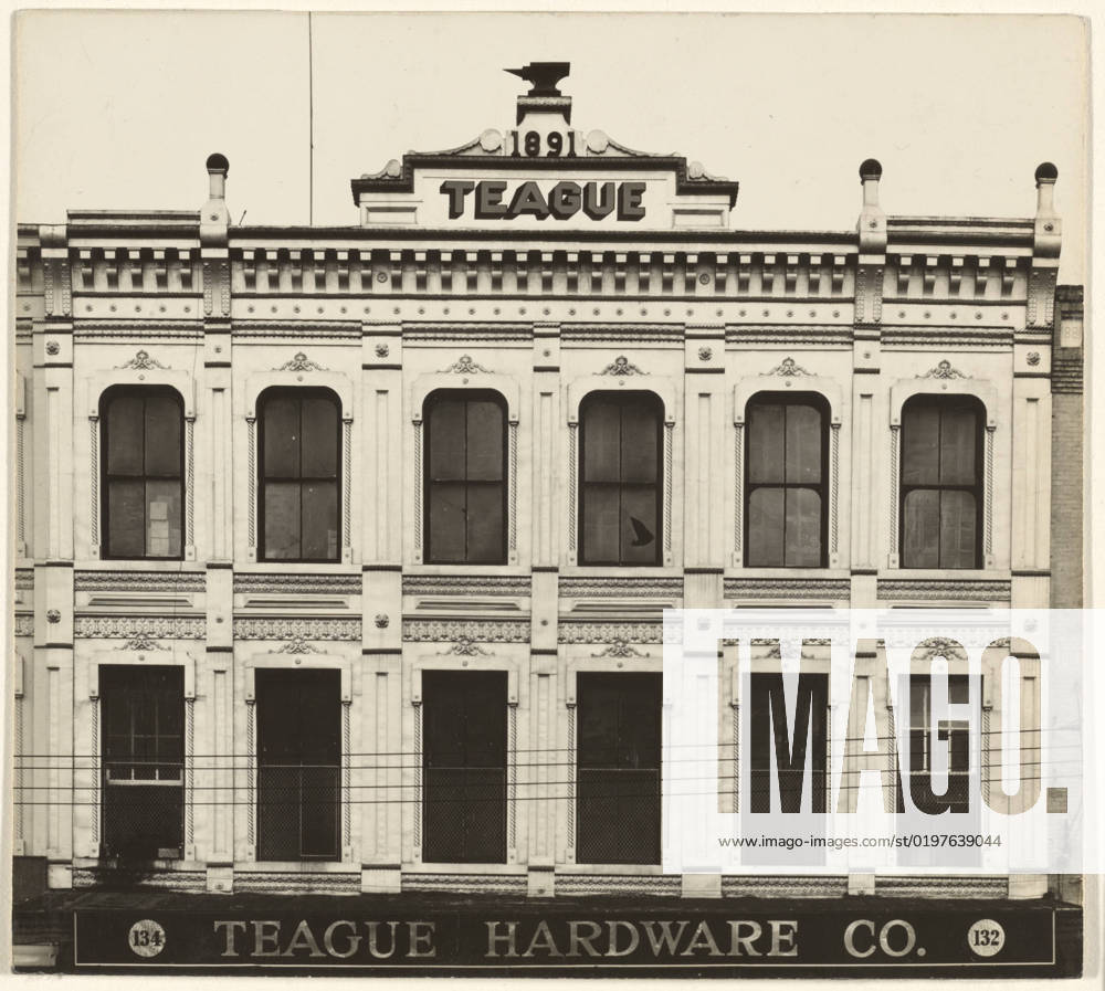 Alabama City Block, Teague Hardware Company. Walker Evans (American, 1903 - 1975)