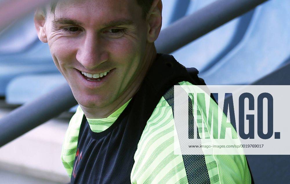 Aktuell Fußball, Champions League, Training FC Barcelona BARCELONA -05 mayo- ESPANA: Lionel Messi en el entrenamiento previo al partido de Liga de Campeones contra el Bayern Munich el 05 de mayo del 2015.