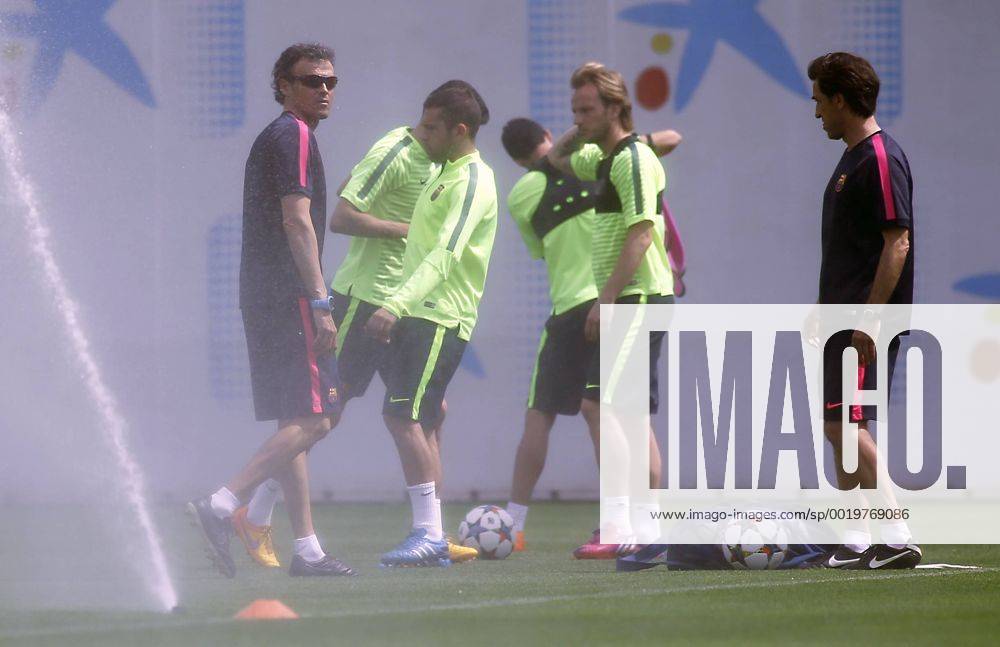 Aktuell Fußball, Champions League, Training FC Barcelona BARCELONA -05 mayo- ESPANA: Luis Enrique Martinez en el entrenamiento previo al partido de Liga de Campeones contra el Bayern Munich el 05 de mayo del 2015.