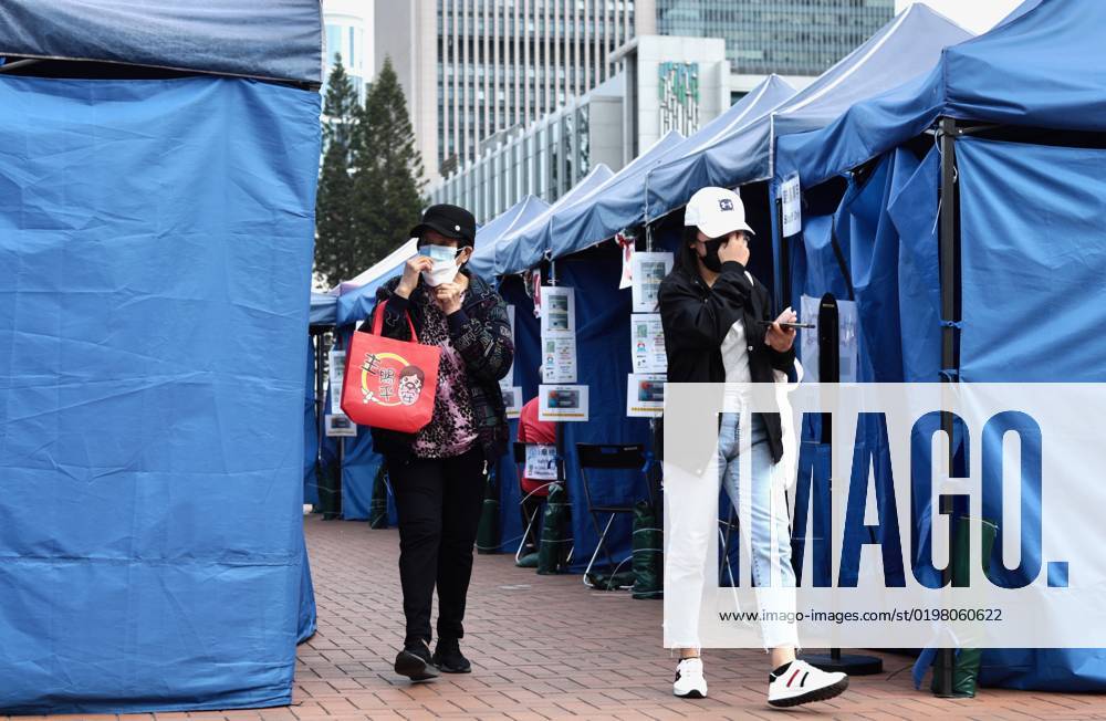 In Hong Kong, woman put back facemask as she leave the Covid Testing Station in the city centre after completed bio-sampling for Covid-19 Tests. It is required for all Hong Kong citizens and foreigners to obtain Covid-19 Nucleic Acid Testing Negative Certificate 48 hours prior to the departure for China Mainland. Hong Kong-China boarder will be reopened tomorrow on 8th of January after 3 years of closure.Jan-7,2023Hong Kong.ZUMA HONG KONG CHINA - ZUMAl137 20230107_zap_l137_006