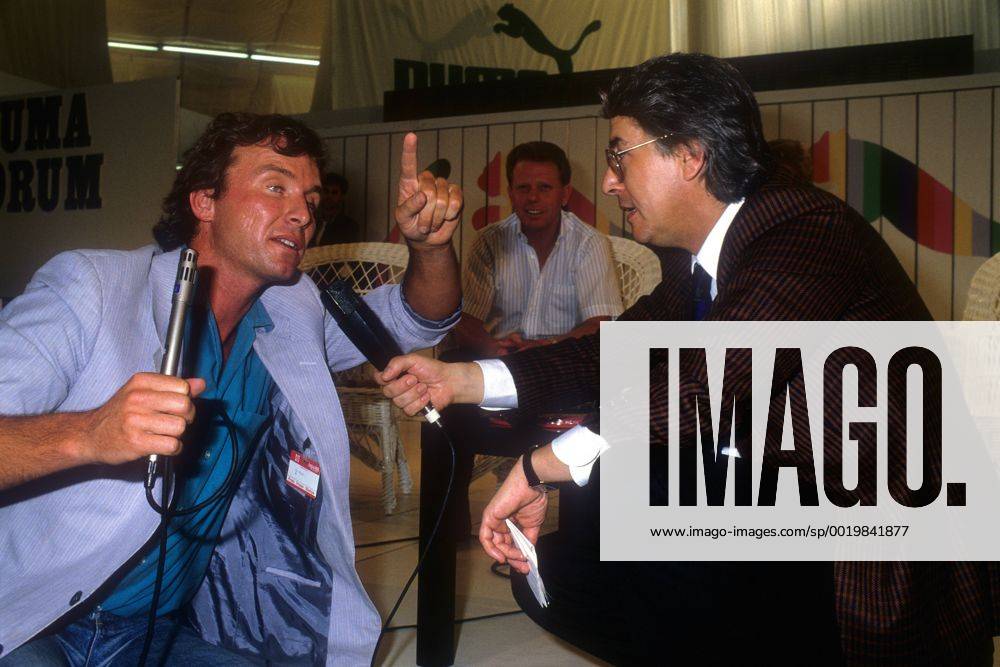 ISPO - Internationale Sportartikelmesse in München: Uli Köhler (li.) und Frank Elstner