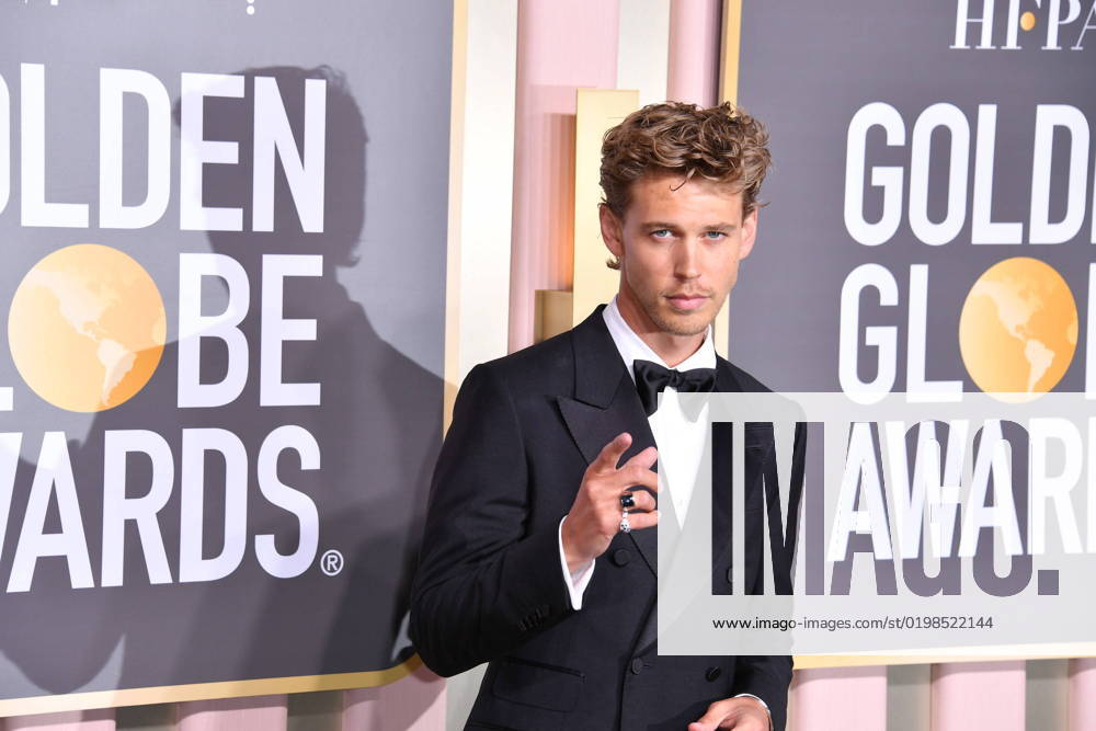 Austin Butler attends the 80th Annual Golden Globe Awards, Arrivals held at The Beverly Hilton in Los Angeles on Jan 10, 2023. Los Angeles USA - ZUMAc35_ 20230110_zaf_c35_155