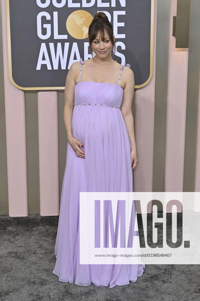 Kaley Cuoco at the 80 Golden Globe Awards at the Beverly Hilton Hotel Beverly Hills, 10 01 2023. Foto:xD.xBedrosianx xFuturexImage
