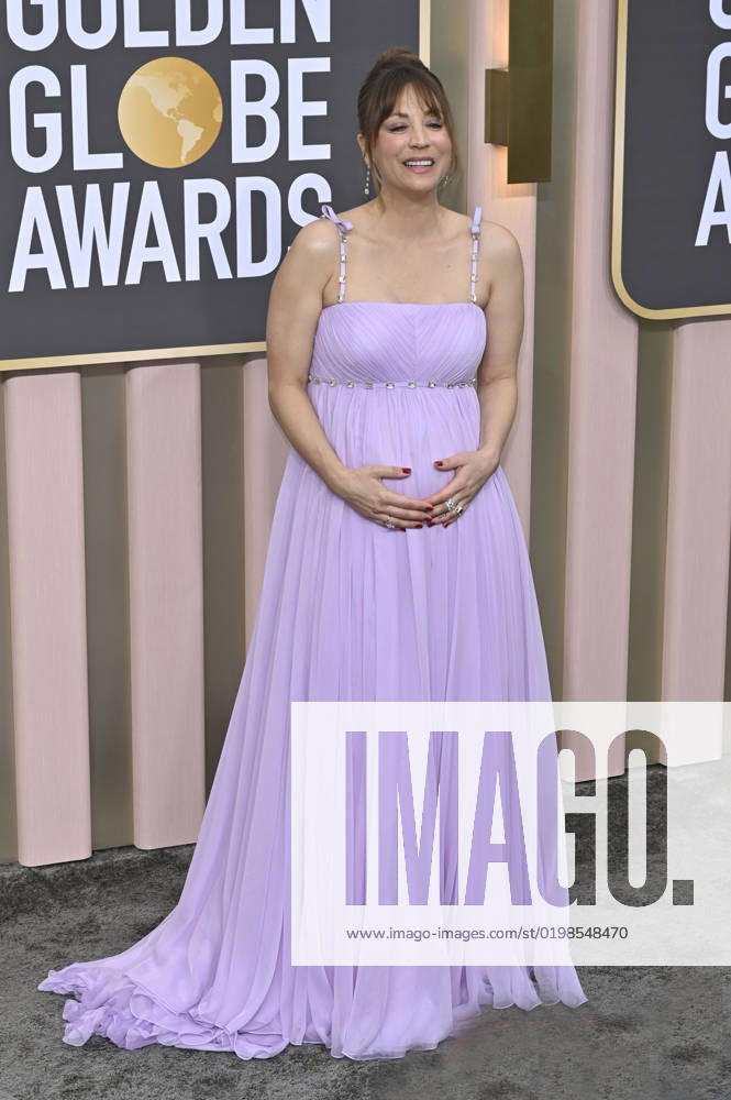Kaley Cuoco at the 80 Golden Globe Awards at the Beverly Hilton Hotel Beverly Hills, 10 01 2023. Foto:xD.xBedrosianx xFuturexImage
