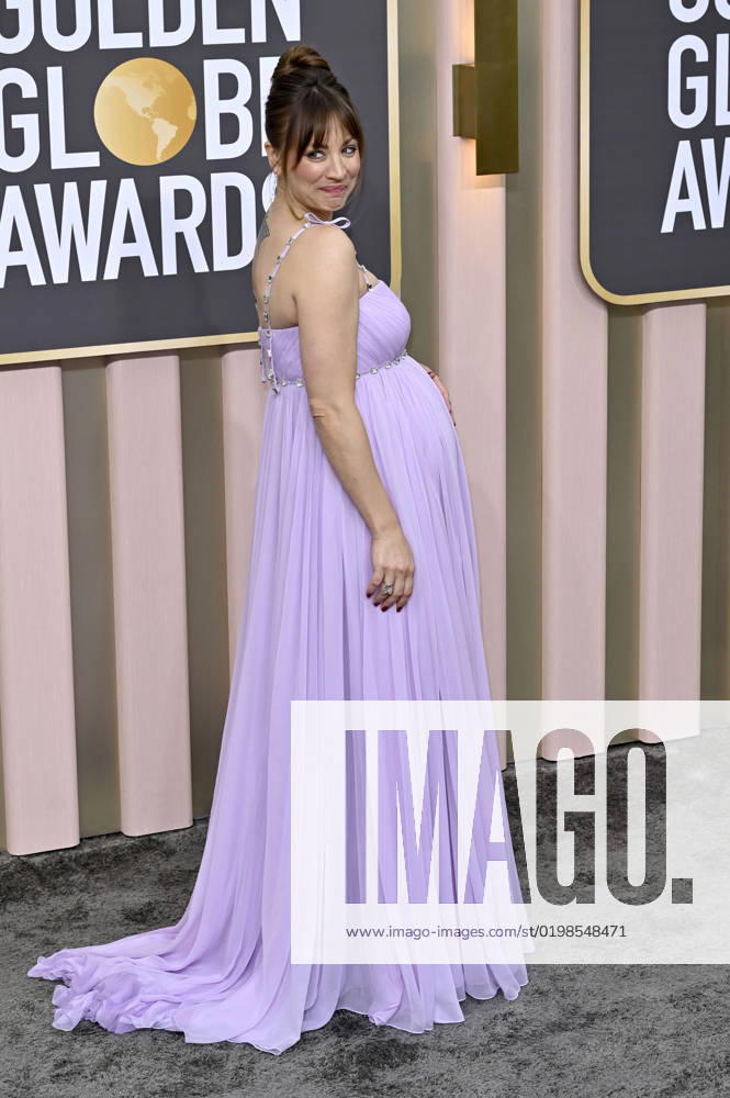 Kaley Cuoco at the 80 Golden Globe Awards at the Beverly Hilton Hotel Beverly Hills, 10 01 2023. Foto:xD.xBedrosianx xFuturexImage