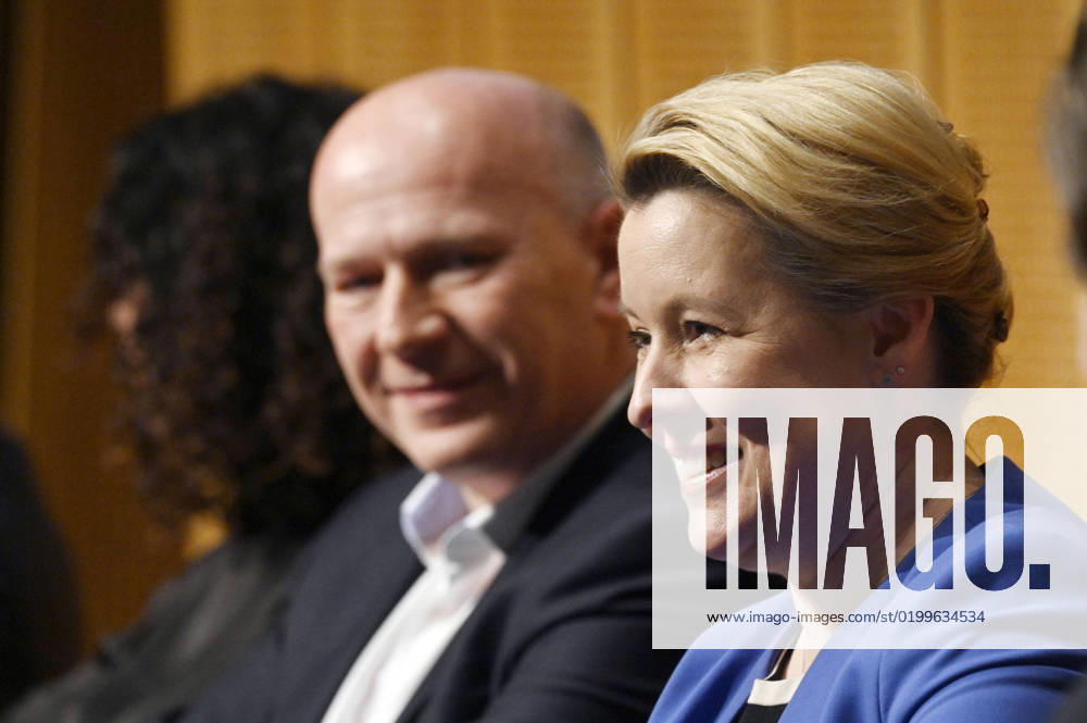Kai Wegner and Franziska Giffey at the top-level meeting for the repeat election to the House of Representatives 2023 in the Ludwig Erhard House Berlin, 16 01 2023 Foto:xF.xFuturexImage