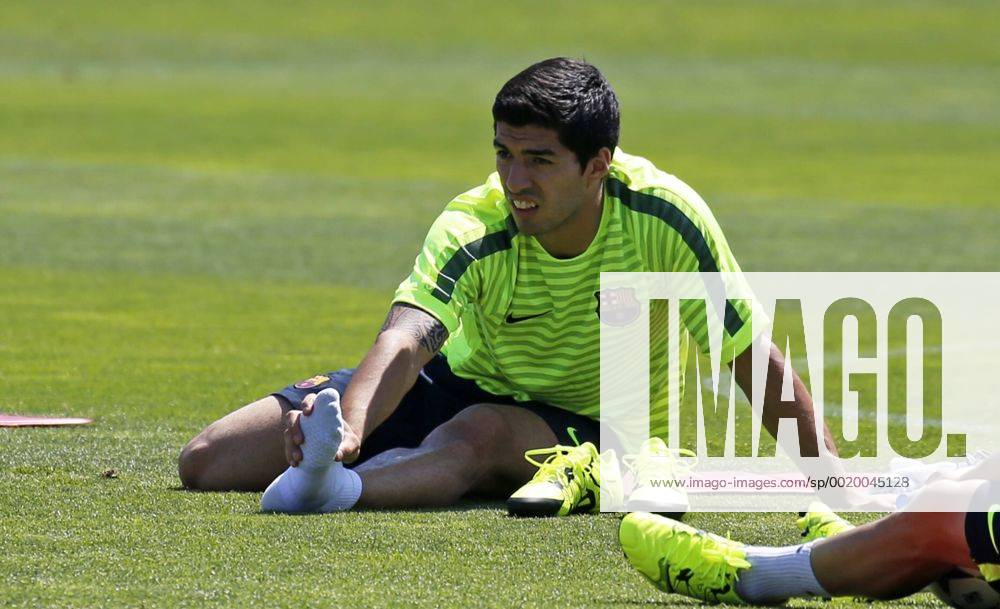 BARCELONA -june 02- SPAIN: Luis Suarez in the training before the Champions League final between Juventus.