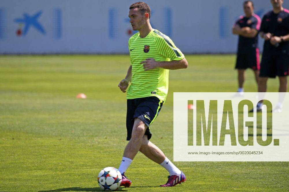BARCELONA -june 02- SPAIN: Thomas Vermaelen in the training before the Champions League final between Juventus.