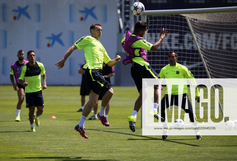 BARCELONA -june 02- SPAIN: Thomas Vermaelen in the training before the Champions League final between Juventus.