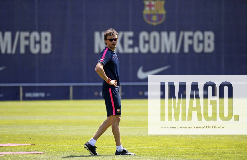 BARCELONA -june 02- SPAIN: Luis Enrique Martinez in the training before the Champions League final between Juventus.