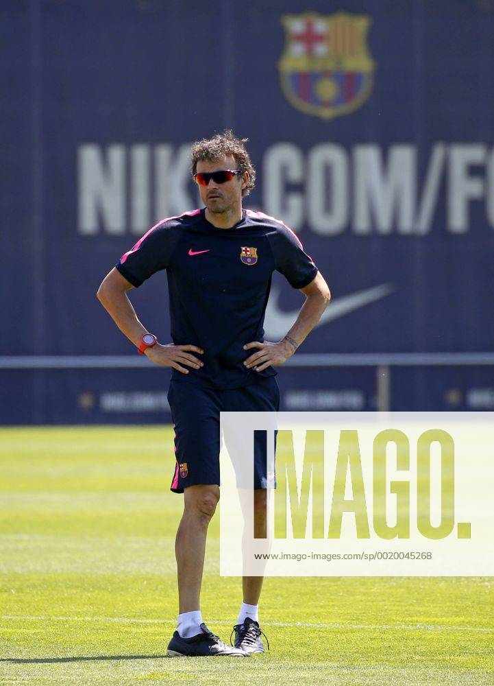 BARCELONA -june 02- SPAIN: Luis Enrique Martinez in the training before the Champions League final between Juventus.