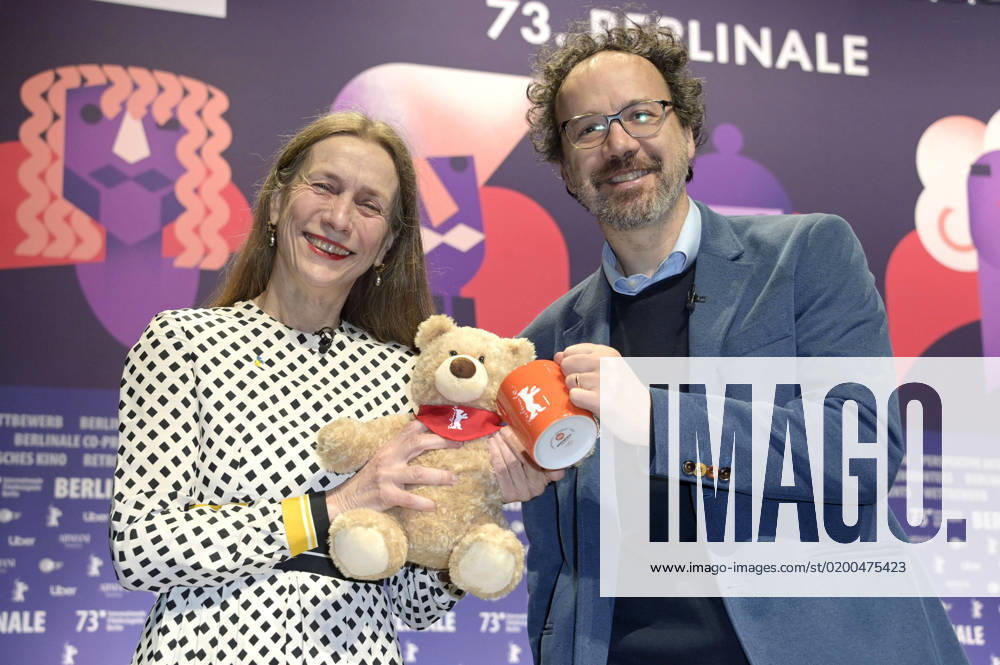 Mariette Rissenbeek and Carlo Chatrian at the program press conference of the Berlinale 2023 73 Berlin International Film Festival at the Haus der Berliner Festspiele Berlin, 23 01 2023. Foto:xF.xFuturexImage