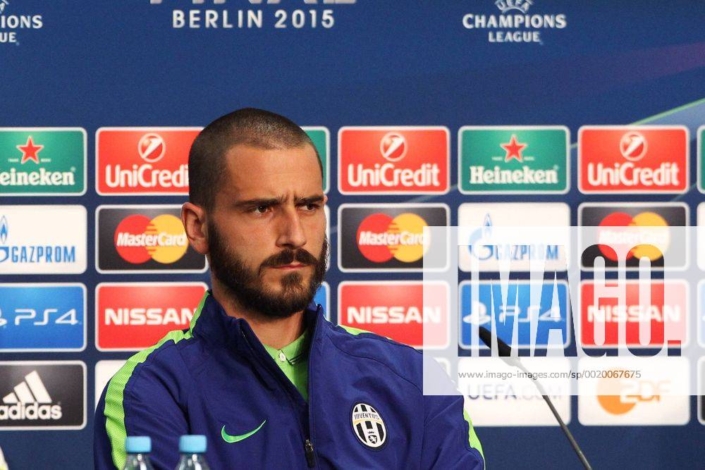 SOCCER - CL, Barcelona vs Turin, preview BERLIN,GERMANY,05.JUN.15 - SOCCER - UEFA Champions League Final, FC Barcelona Barca vs Juventus Turin, preview, press conference PK Pressekonferenz Juventus Turin. Image shows Leonardo Bonucci (Turin). GEPAxpictures xMathiasxMandl