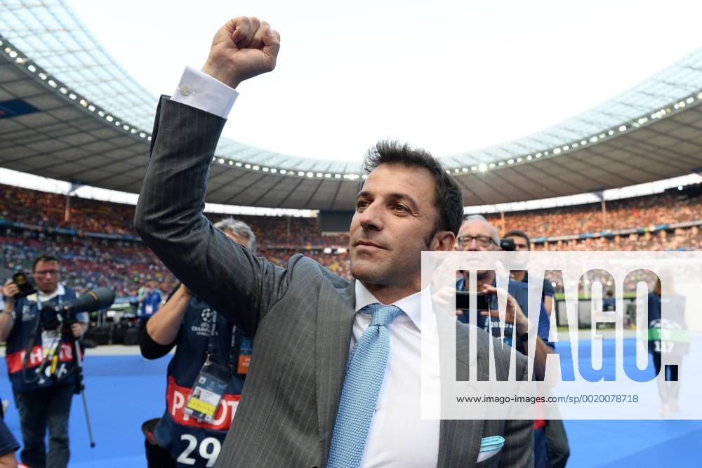 Berlin, Champions League Finale - Juventus Turin vs. FC Barcelona (Barca): Alessandro Del Piero