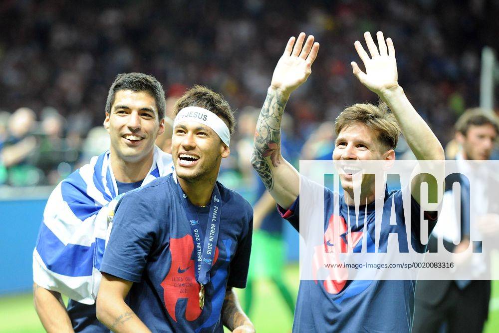 IPP20150606 Football - soccer: UEFA Champions League, Final 2015, Juventus Turin - FC Barcelona Barca luis suarez, neymar, lionel messi ZWEIx PhotoxPressx