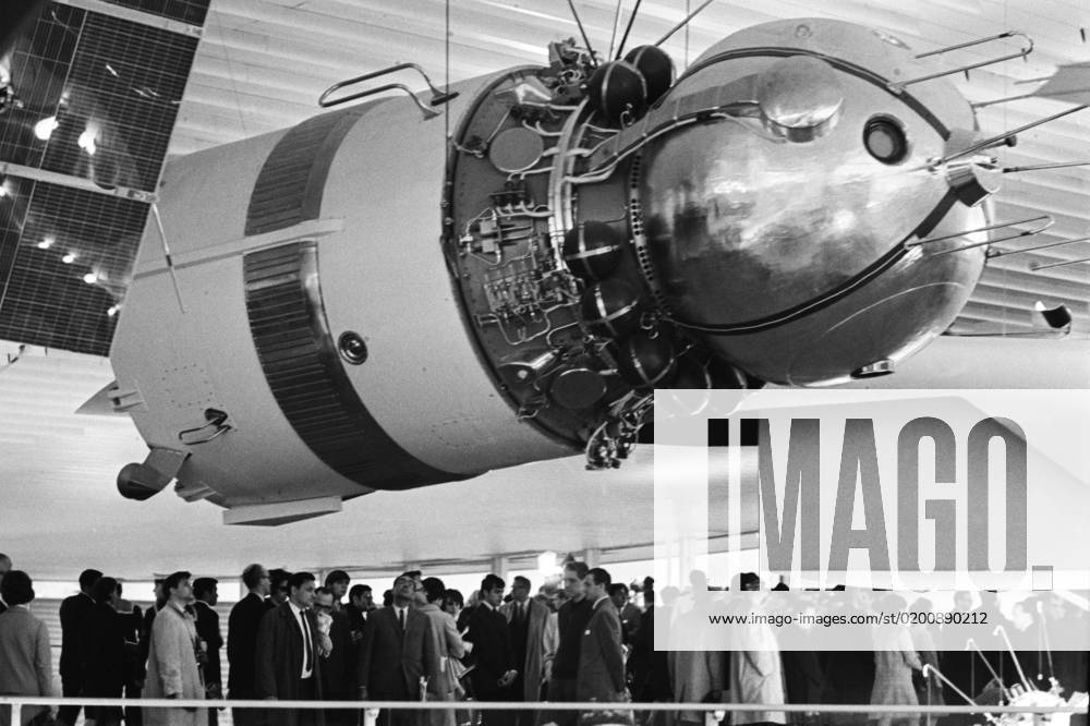 Montreal, Canada. May 1, 1967. The view shows Vostok spacecraft in the USSR pavilion at the 1967 International and Universal Exposition Expo 67 . Yevgeny Kassin TASS 18491222
