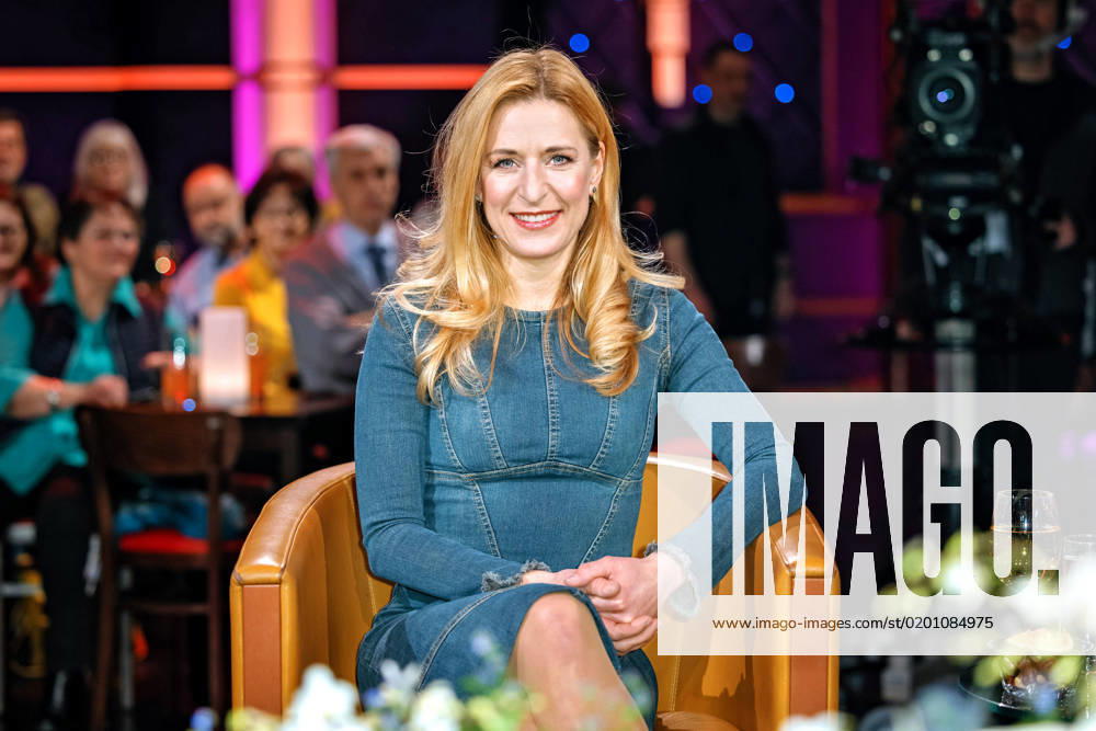 MDR Riverboat singer Stefanie Hertel on the occasion of the recording of the MDR talk show Riverboat on 27 01 2023 in the Mediacity Leipzig 20230127SFL0011
