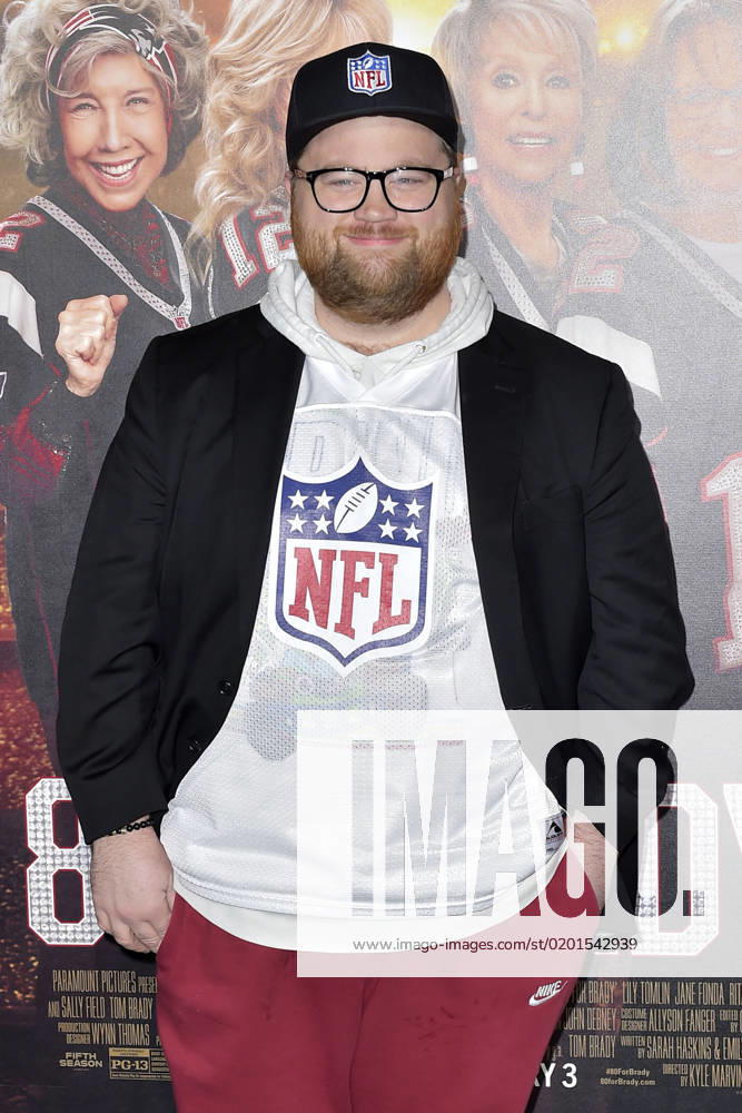 Paul Walter Hauser at the premiere of the motion picture 80 for Brady at the Regency Village Theatre Los Angeles, 31 01 2023. Foto:xD.xStarbuckx xFuturexImage