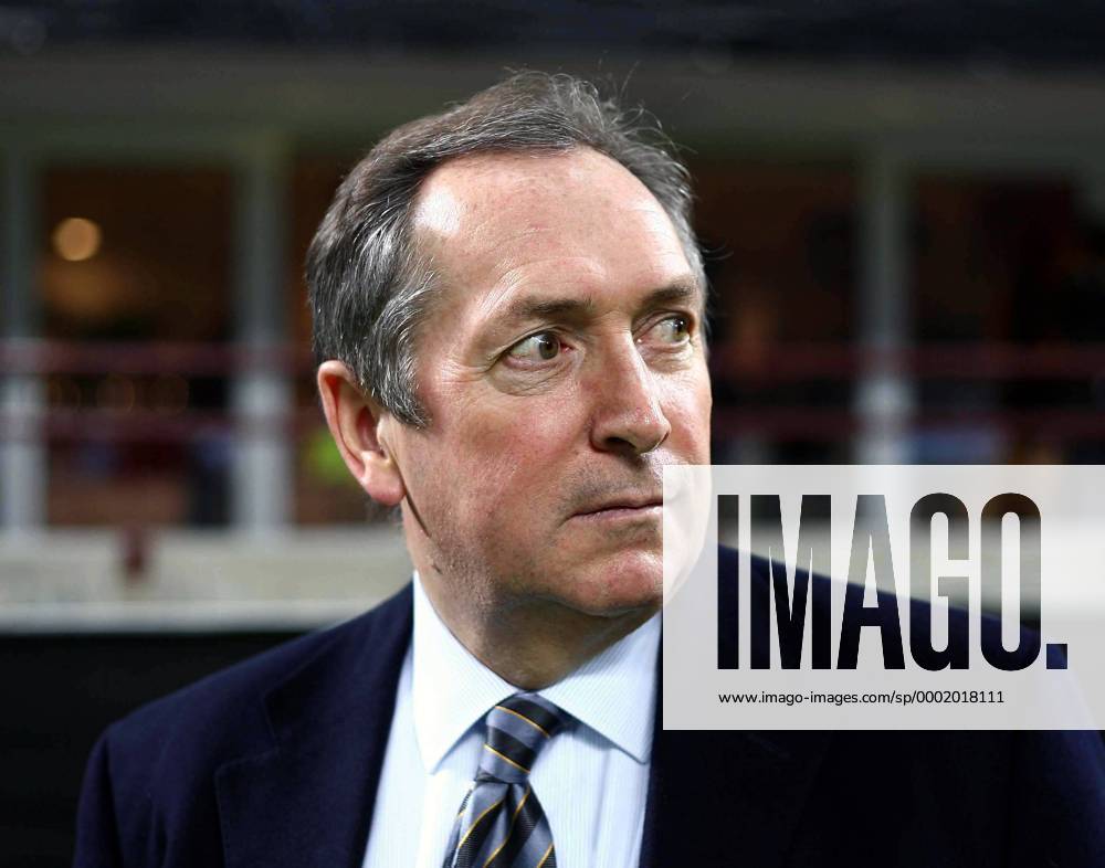 Trainer Gerard Houllier (Lyon) - Fußball EC 1 Herren Champions League 2005 2006, Olympique Lyonnais, OL Porträt Mailand