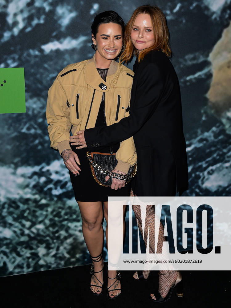 Stella McCartney X Adidas Party Demi Lovato and Stella McCartney arrive at the Stella McCartney X Adidas Party held at the Henson Recording Studio on February 2, 2023 in Los Angeles, California, United States. Henson Recording Studio, Los Angeles, California California United States
