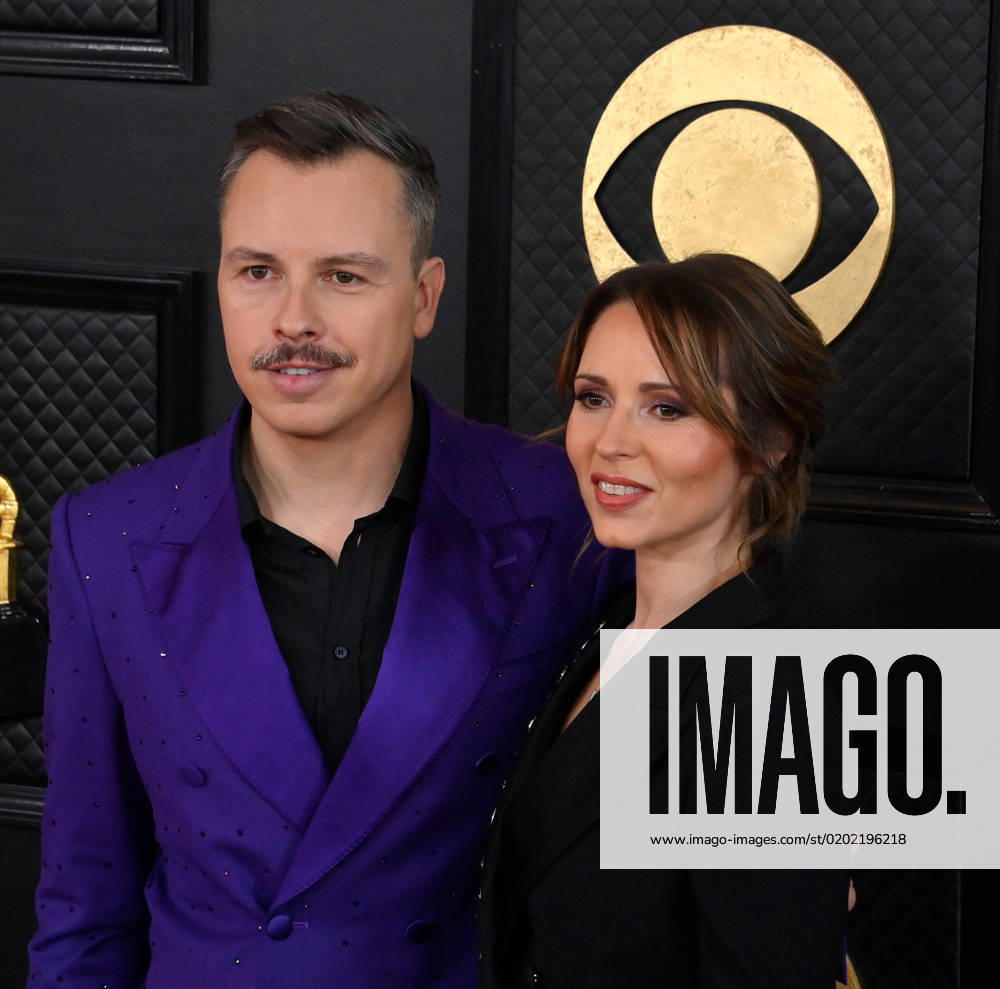Purple Disco Machine and guest attend the 65th annual Grammy Awards at the Crypto.com Arena in Los Angeles on Sunday, February 5, 2023. LAP20230205260 JIMxRUYMEN
