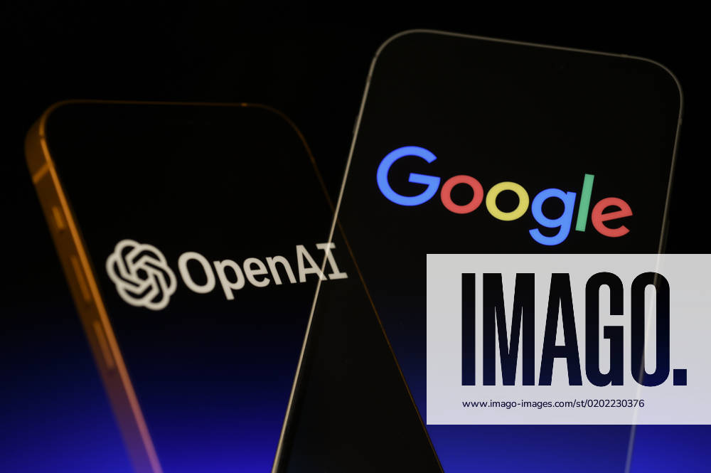 Google To Focus On AI Safety The Google and OpenAI logos are seen on mobile devices in this photo illustration in Warsaw, Poland on 04 February, 2023. Warsaw Poland