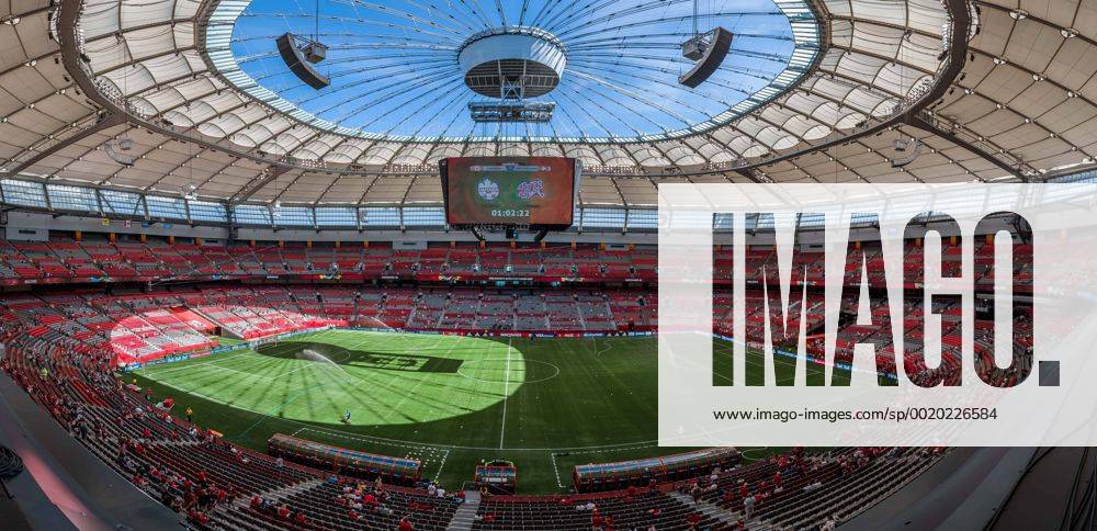 A general view of BC Place Stadium at the round of 16 match between Canada at the FIFA Women s World Cup Canada 2015 on 21 June 2015 in Vancouver, Canada. This is a HDR processed photograph. Canada won 1-0. : FIFA Women s World Cup JUNE 21 - ZUMAc04_