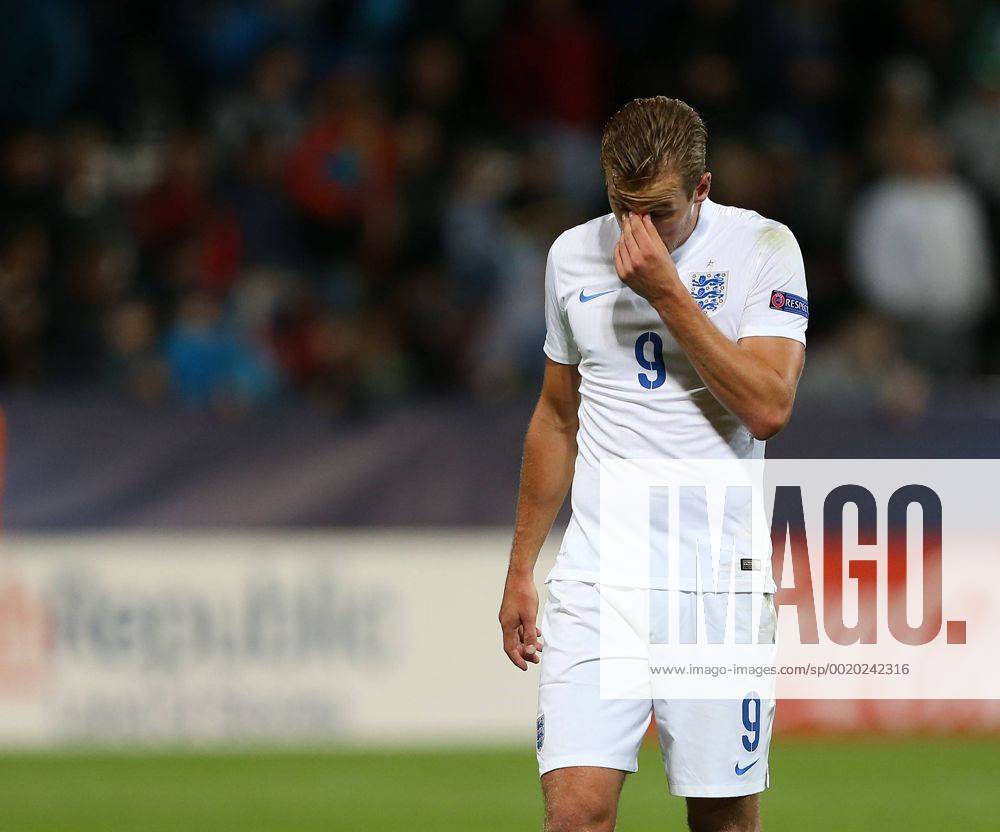 England s Harry Kane looks on dejected at the final whistle England v Italy- UEFA Under 21 s - Ander Stadium - Czech Republic - 24th June 2015 - Picture David Klein Sportimage .