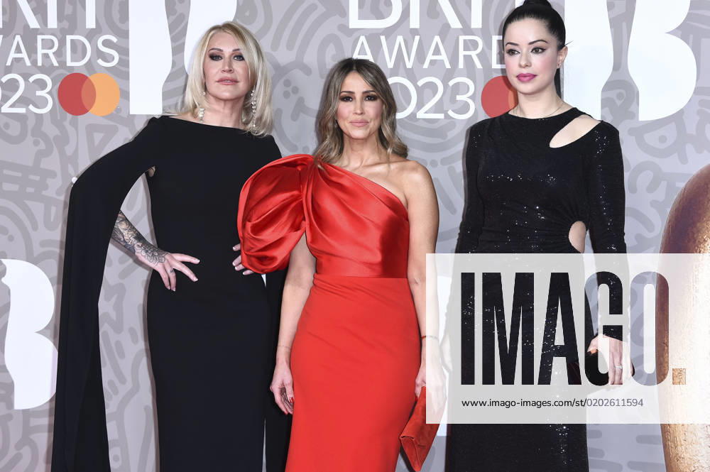 Jo O Meara, Rachel Stevens and Tina Barrett at the 43 BRIT Awards 2023 ceremony at the O2 Arena London, 11 02 2023. Foto:xS.xFuturexImage