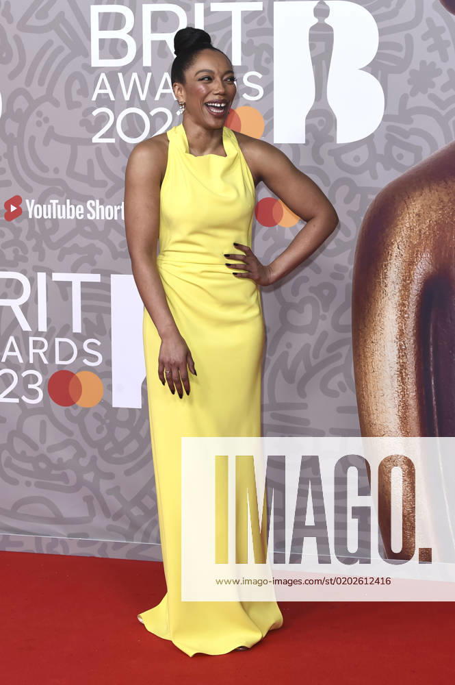 Noamie Ackie at the 43 BRIT Awards 2023 ceremony at the O2 Arena London, 11 02 2023. Foto:xS.xFuturexImage