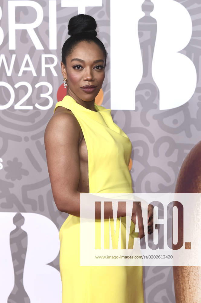 Noamie Ackie at the 43 BRIT Awards 2023 ceremony at the O2 Arena London, 11 02 2023. Foto:xS.xFuturexImage