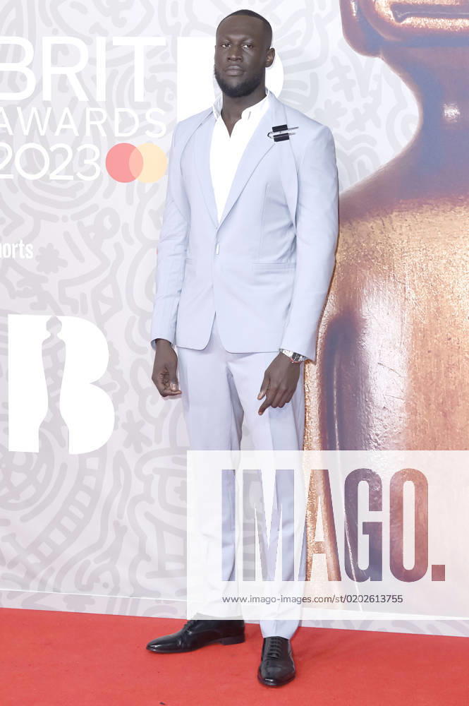 Stormzy at the 43 BRIT Awards 2023 ceremony at the O2 Arena London, 11 02 2023 Foto:xS.xFuturexImage