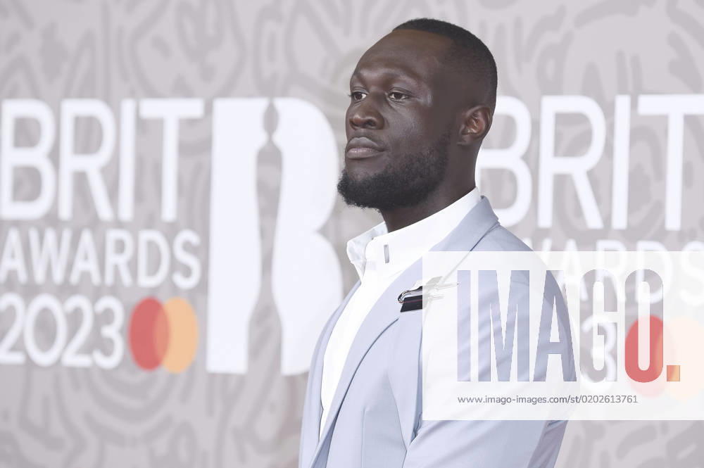 Stormzy at the 43 BRIT Awards 2023 ceremony at the O2 Arena London, 11 02 2023 Foto:xS.xFuturexImage