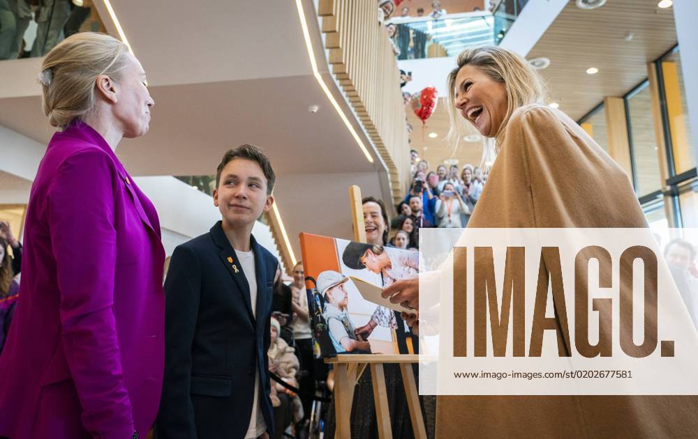 UTRECHT Queen Maxima during a visit to the Princess Maxima Center for pediatric oncology On June 5, 2023, it will be exactly five years since the research hospital was officially opened by Maxima ANP JEROEN JUMELET netherlands out belgium out
