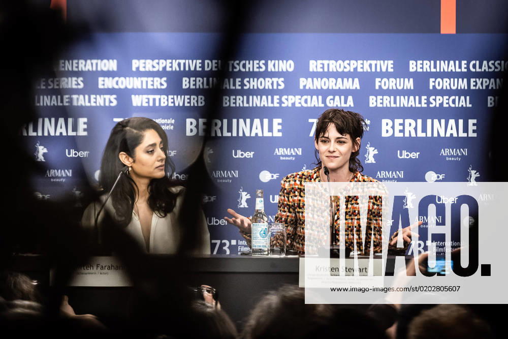 Berlin 73 Berlinale, Berlin, Press Conference, International Jury, 16 02 2023, 73 Berlinale, Berlin, Press Conference, International Jury, 16 02 2023, Golshifteh Farahani, Kristen Stewart,