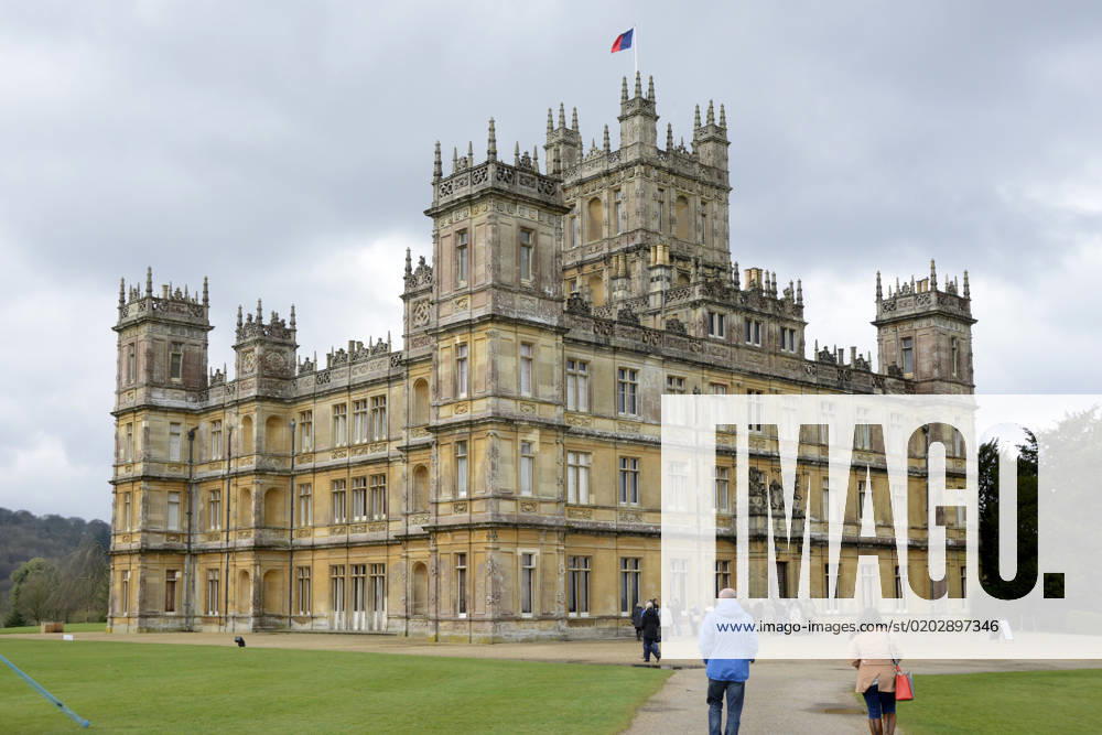 Highclere Castle is a country house in the Jacobethan style, with a park designed by Capability Brown The 5,000 acre 2,000 ha estate is in Hampshire, England, United Kingdom Highclere Castle is the main filming location for the British television period drama Downton Abbey It is the country seat of the Earl of Carnarvon, a branch of the Anglo Welsh Herbert family EMST20150404-001
