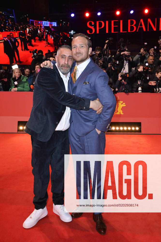 Kida Khodr Ramadan and Frederick Lau at the opening premiere of She Came to Me in Berlin 16 02 2023
