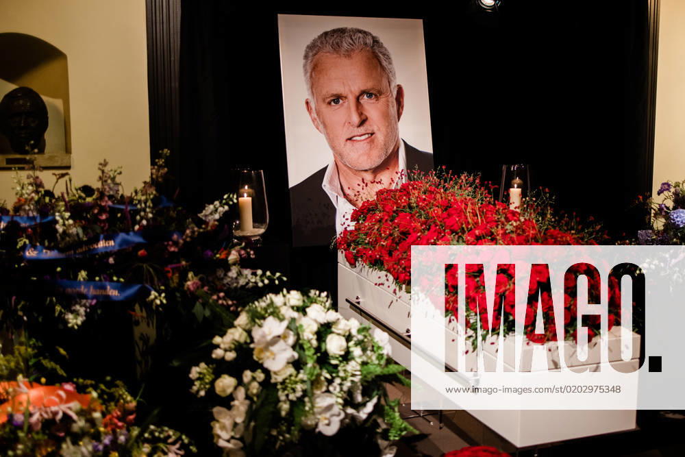 AMSTERDAM, 21 07 2021, Carre A farewell to crime reporter Peter R de Vries will be held at the Royal Theater Carre in Amsterdam From 11 a.m. to 8 p.m., the public is welcome in the theater PHOTO Peter-R-Carre-0004
