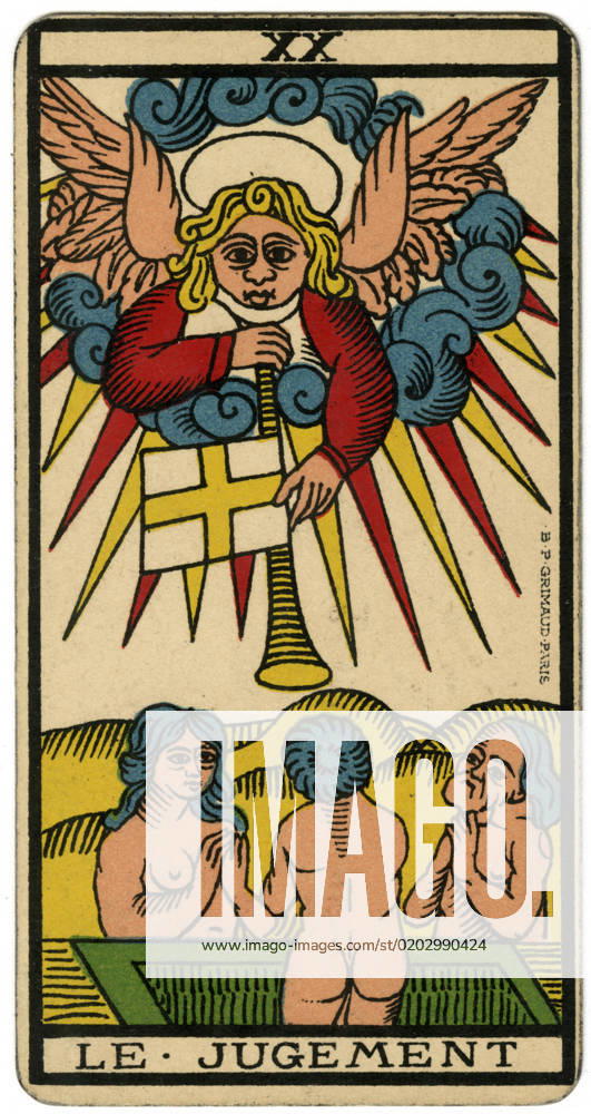 Tarot Card 20 - Le Jugement (Judgement) Tarot Card 20 - Le Jugement (Judgement).