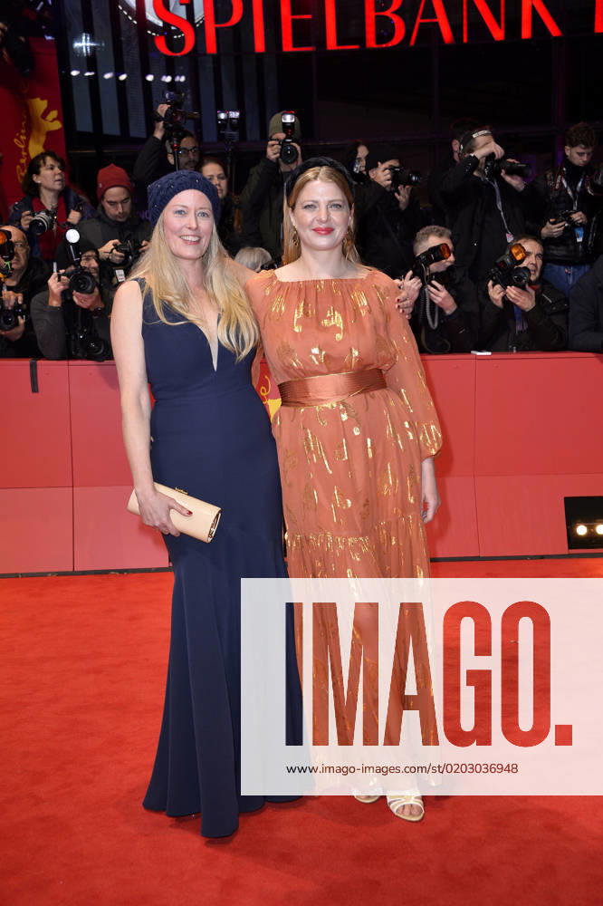 Silke Bodenbender and Joerdis Triebel at the Superpower premiere 170223 Superpower premiere during the 73rd Berlin Film Festival, Germany