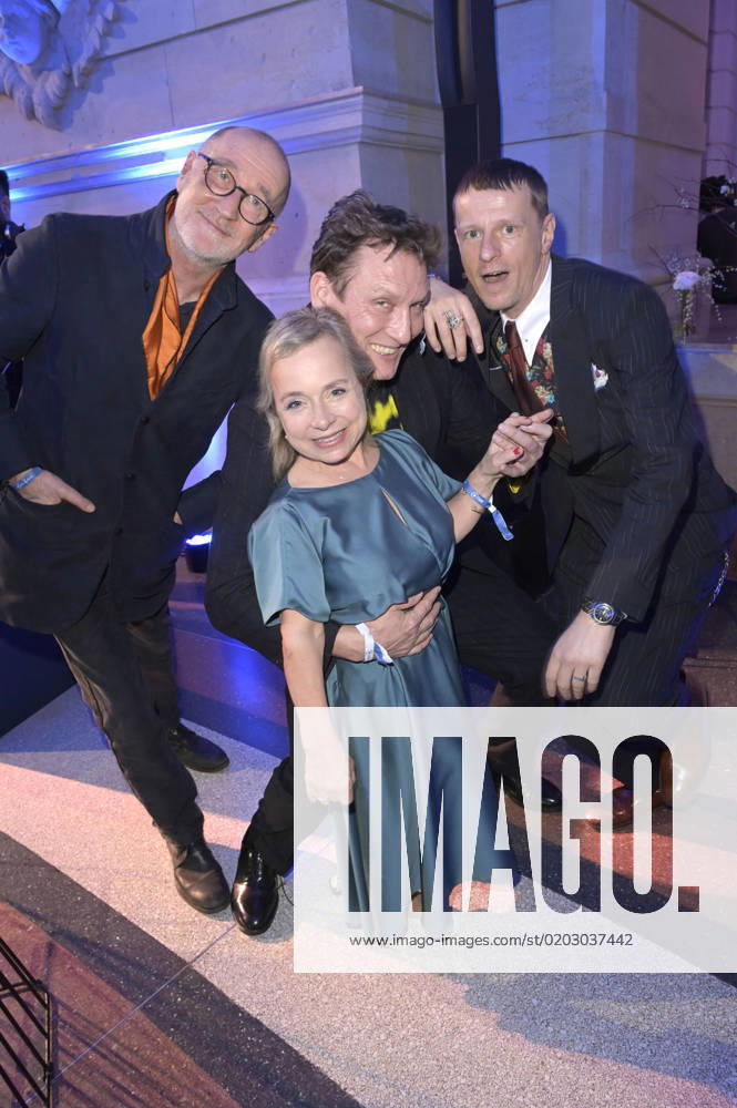 Peter Lohmeyer, Oliver Masucci, Christine Urspruch and Alexander Scheer at the ARD Blue Hour as part of the Berlinale 2023 73 Berlin International Film Festival at the Museum für Kommunikation Berlin, 17 02 2023 Foto:xF.xFuturexImage