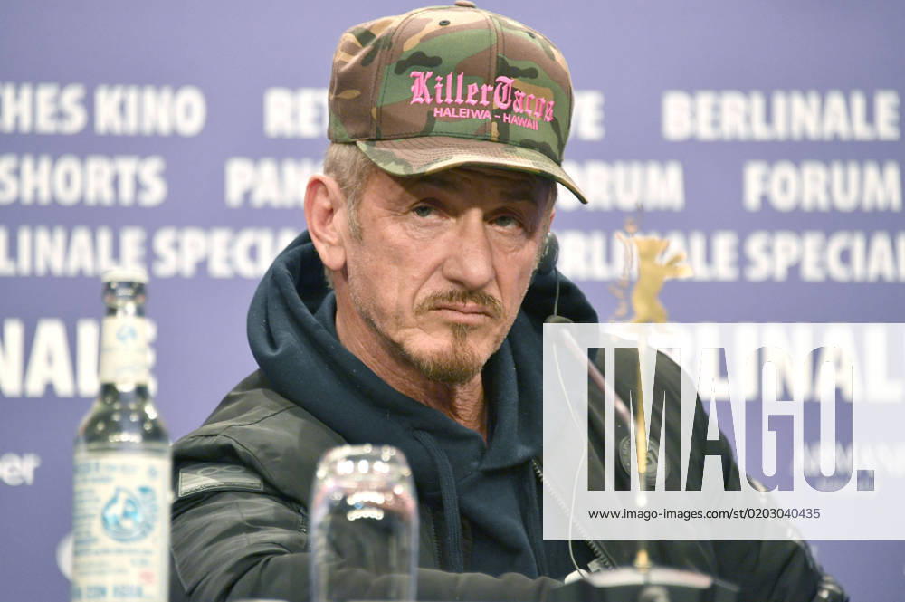 Sean Penn at the press conference for the documentary Superpower at the Berlinale 2023 73 Berlin International Film Festival at the Hotel Grand Hyatt Berlin, 18 02 2023. Foto:xN.xKubelkax xFuturexImage