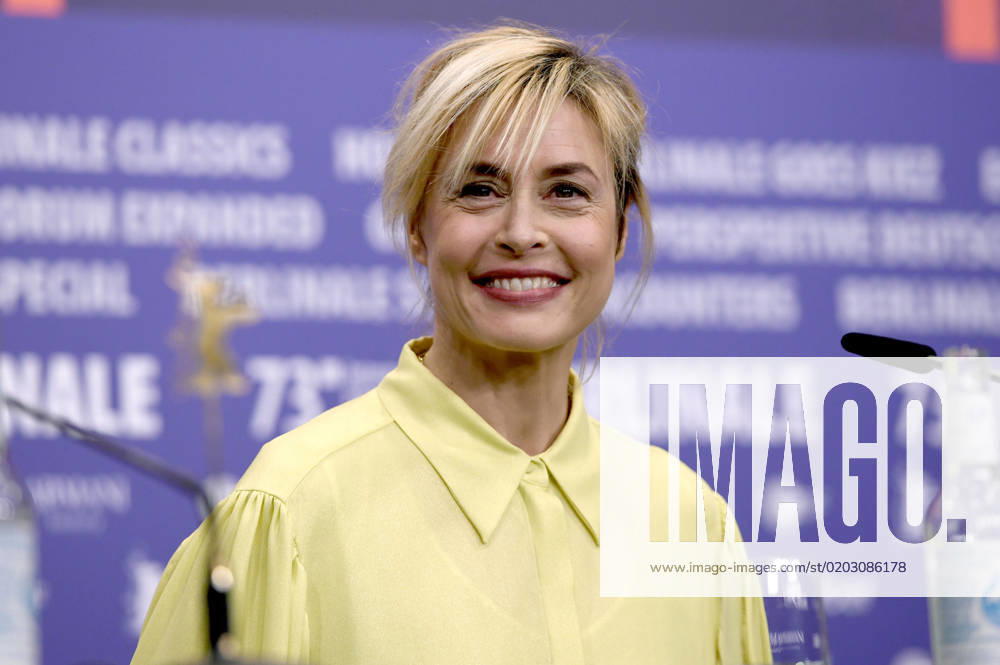 Susanne Wolff at the press conference for the feature film Sisi Ich at the Berlinale 2023 73 Berlin International Film Festival at the Hotel Grand Hyatt Berlin, 19 02 2023 Foto:xC.xNiehausx xFuturexImage