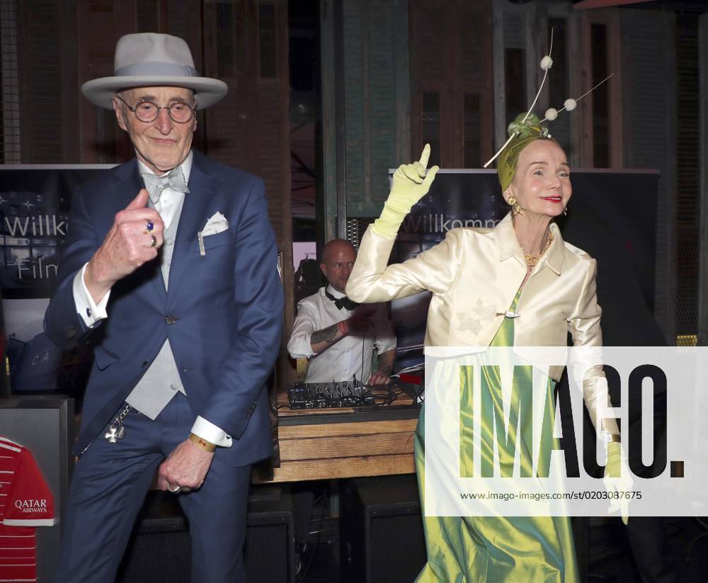 Britt Kanja and Günther Krappenhöft at the LB Films Gala Event We Are The World in the context of the Berlinale 2023 at the REED in Berlin