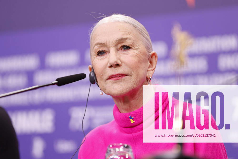 Helen Mirren at the Golda Press Conference during the 73 Berlinale International Film Festival on 20 02 2023 in Berlin Berlinale 2023 Golda Photo Call PK with Helen Mirren